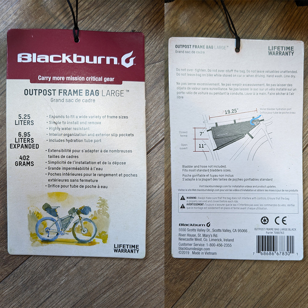 Outpost expandable frame bag