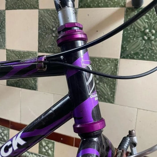 Diamondback Topanga with Purple threaded headset
