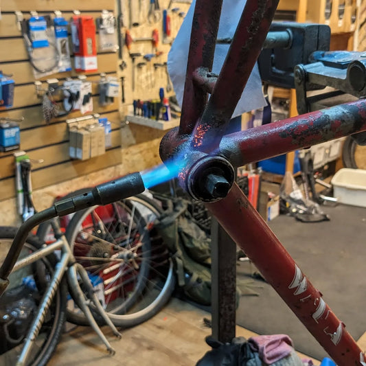 Seized BB and seatpost removal service